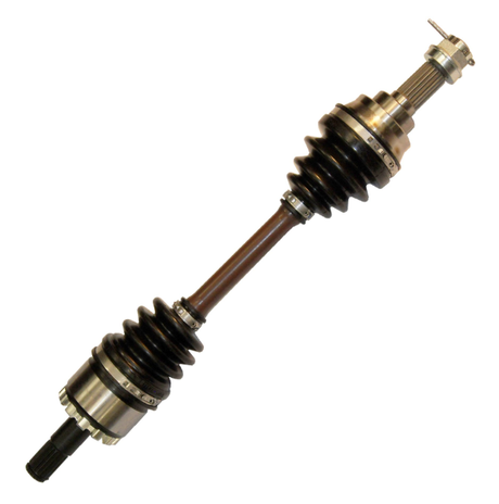 CV Shaft Complete for Kawasaki KVF 650/750 Brute Force rear, metal shaft with black rubber boots - ATV City
