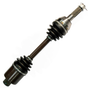 CV Driveshaft Front for Polaris Sportsman 400–800 EFI, by ATV City; brown steel shaft with black CV boots