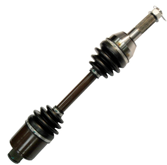 CV shaft for Polaris Ranger 500/700 rear-right, complete drive shaft with brown metal axle and black rubber boots