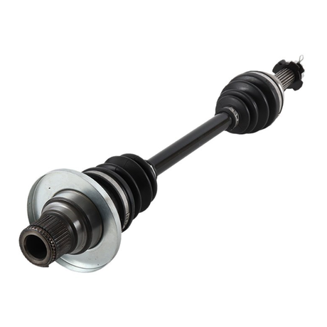 CV Shaft Complete for Suzuki KingQuad rear ATV City brand, black steel shaft with rubber boots