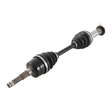CV Shaft Complete front left drive shaft for Yamaha YFM 450 Kodiak 03-06 / Grizzly 07 by ATV City, black rubber boots.