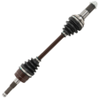 CV driveshaft front left for Yamaha YFM660F Grizzly 660, brown shaft with black boots, ATV City