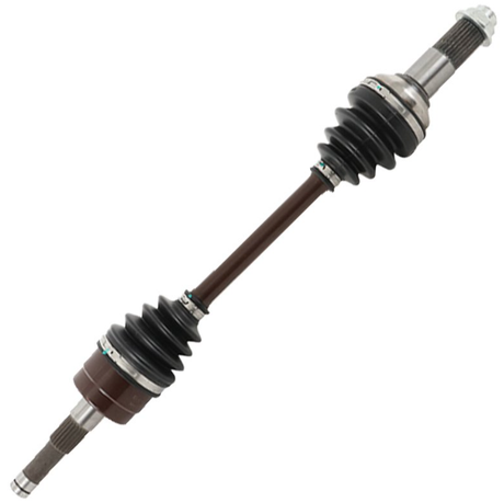 CV driveshaft front left for Yamaha YFM660F Grizzly 660, brown shaft with black boots, ATV City