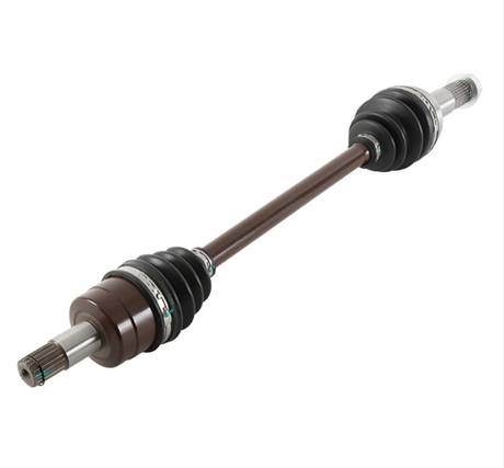 CV Shaft Complete for Yamaha Rhino Front Left, ATV City drive shaft with brown shaft and black boots.