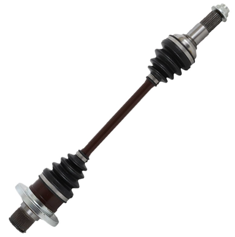 CV driveshaft – rear left complete for Yamaha YFM660F Grizzly 660 (2003–2008); brown shaft with black CV boots
