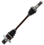 CV driveshaft – rear left complete for Yamaha YFM660F Grizzly 660 (2003–2008); brown shaft with black CV boots