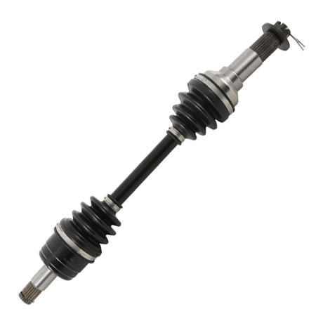CV Driveshaft Front for Yamaha YFM400A/YFM400FA Kodiak 400 - black boots, complete shaft
