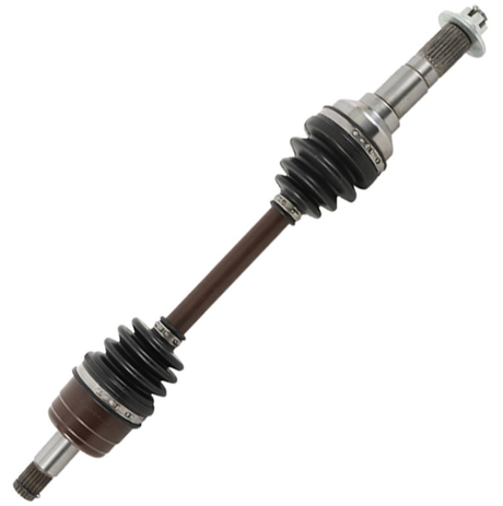 Front CV driveshaft complete for Yamaha YFM400F Big Bear 400, brown shaft with black boots