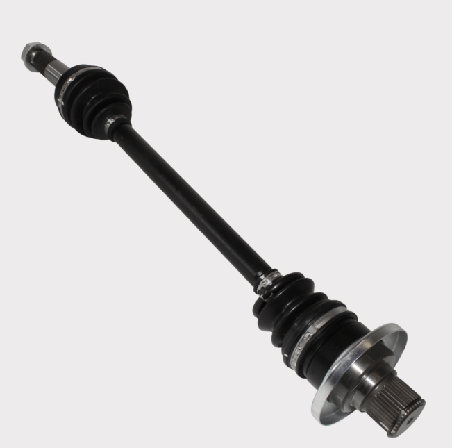 CV driveshaft, complete rear-right shaft for Yamaha Rhino YXR450F/YXR660F (2004–2009) by ATV City, black with CV boots.