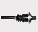 CV driveshaft rear right for Yamaha Rhino, black booted shaft with metal hub