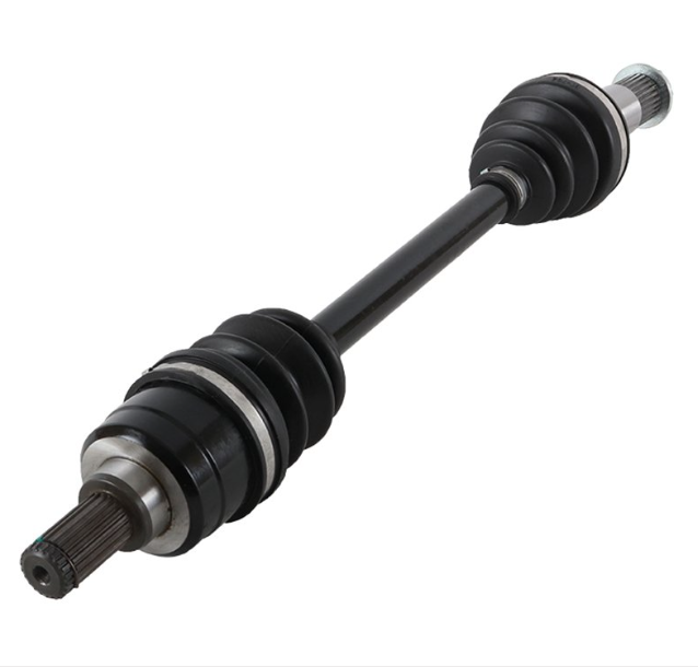Rear CV shaft for Yamaha ATV, black steel driveshaft with booted CV joints