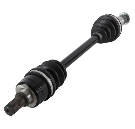 Rear CV shaft for Yamaha ATV, black steel driveshaft with booted CV joints