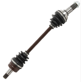 Front CV driveshaft for Yamaha YFM700 Grizzly 2014–2015, brown shaft with black boots, ATV City brand, complete shaft