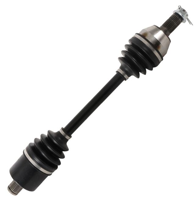 CV Driveshaft – Rear, black shaft with rubber boots, for Polaris Sportsman XP 550/XP 850, ATV City.