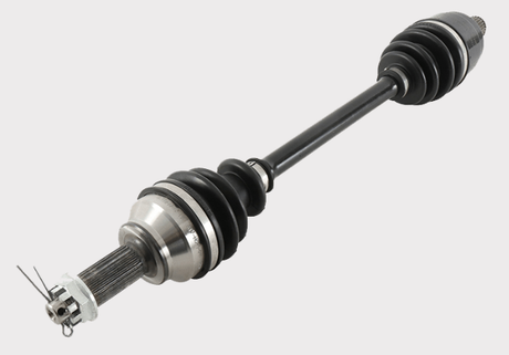 Rear CV driveshaft for Honda TRX IRS models, ATV City brand, metal shaft with black CV boots