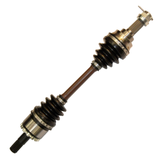 CV shaft complete, brown with black boots, front-left for Kawasaki Teryx 4x4 (KRF750/KRT750/KRT800)
