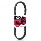 Gates CVT drive belt 16G3332, black toothed belt for Yamaha Bruin/Grizzly/Kodiak/Wolverine 350