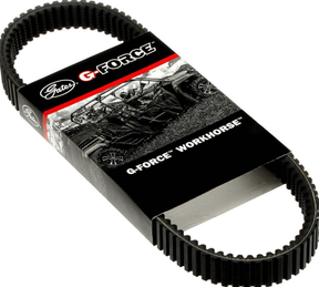 Gates CVT drive belt for Polaris RZR, black G-Force WorkHorse belt in packaging