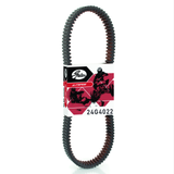 Gates CVT Drive Belt 24G4022 for Polaris Ranger/RZR, black belt on Gates packaging.