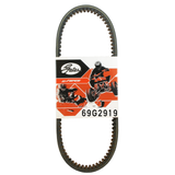 Gates CVT drive belt, black belt with 69G2919 label for Suzuki Quadsport LT80.