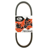 Gates CVT drive belt 78G3640 for Yamaha Breeze/Grizzly 125, black belt