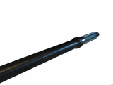 Rear axle shaft by ATV City for TRX 420/500 (2014–19) and TRX 520 (2020), black steel with splined end.