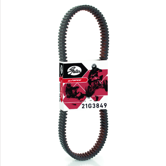 Gates G-Force CVT drive belt 21G3849 for Polaris Sportsman 550/550 EPS/X2 550 (2013–2014), OEM 3211153