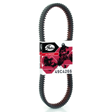 Gates G-Force CVT drive belt 49C4266 for Can-Am Defender, black belt with red Gates label