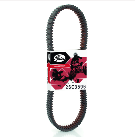 Gates G-Force CVT belt, black 26C3596 for Yamaha Rhino 700 YXR700F (2008–2013)