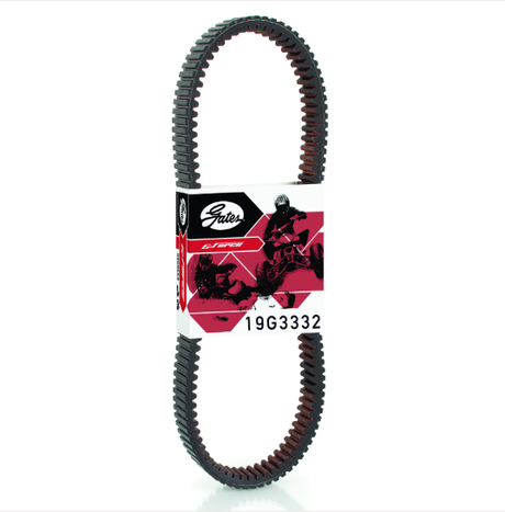 Gates Workhorse CVT drive belt black 19G3332 for Yamaha Grizzly/Kodiak/Rhino/Wolverine 400–450 OEM 5GH-17641-00-00