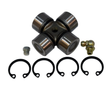 Polaris front driveshaft universal joint for Sportsman/Scrambler with four end caps and clips