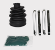 CV Boot Kit 5030 by ATV City; black rubber boot with 3 metal clamps and a grease packet