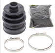 CV Boot Kit with black rubber boot, grease packet, and two metal clamps (4-piece set)