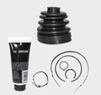 CV Boot Kit 5003 by ATV City; multi-brand kit for Polaris/Can-Am with black rubber boot, grease tube, clamps.