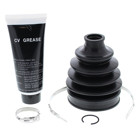 ATV City Heavy Duty CV Boot Kit for Polaris Ranger 900D/1000D 8-Ball CV shafts, includes boot, grease tube, and clamps
