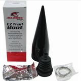 EZ Trail 5-piece Universal CV Boot Kit with black cone tool, CV boot, grease packet, clamps and box