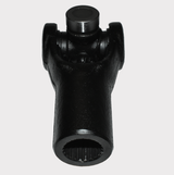 Rear prop shaft yoke, black metal, ATV City brand; fits Polaris Ranger/RZR/ACE.