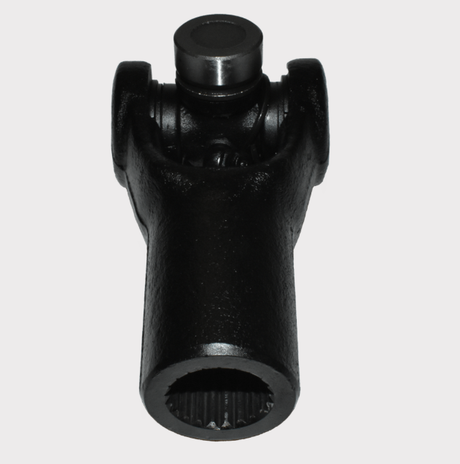 Rear prop shaft yoke, black metal, ATV City brand; fits Polaris Ranger/RZR/ACE.