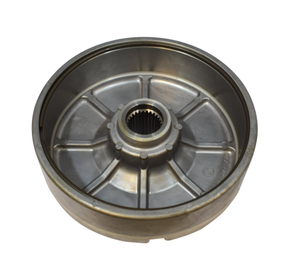 Rear brake drum for Honda ATV TRX350/400/450 Rancher/Fourtrax/Foreman (1995–2007), silver metal