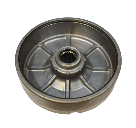Rear brake drum for Honda ATV TRX350/400/450 Rancher/Fourtrax/Foreman (1995–2007), silver metal