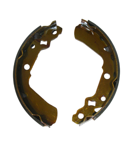 Front brake shoes pair for Suzuki LT-F300 KingQuad (1991–2001), brown friction lining
