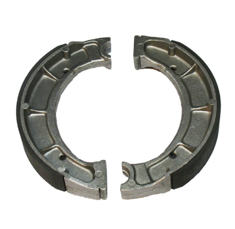 Brake shoes ATV City; two metal halves with friction lining for Yamaha ATV front and rear
