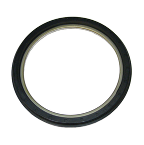 Brake Drum Seal for Honda TRX ATV models, black rubber with metal inner ring