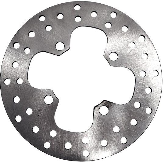 Honda TRX500 FE/FM front brake disc rotor, silver metal, ATV City brand brake rotor