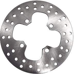 Honda TRX500 FE/FM front brake disc rotor, silver metal, ATV City brand brake rotor