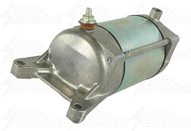 Starter motor Moto Electrical for Kawasaki EN450/EX500; blue body with silver end housing
