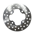 Front brake disc rotor for Honda ATVs (TRX500/680) OEM 45251-HP0-A51, perforated steel.
