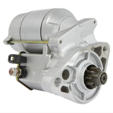 Starter motor for Kawasaki Mule diesel KAF950 by DGT Agri, silver metal body