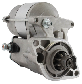 Starter motor for Kawasaki KAF620 Mule 4000/4010, silver housing, OEM 21163-2134
