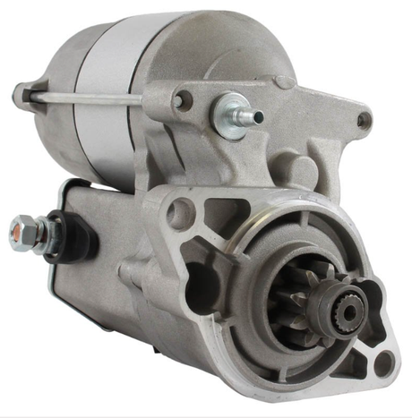 Starter motor for Kawasaki KAF620 Mule 4000/4010, silver housing, OEM 21163-2134